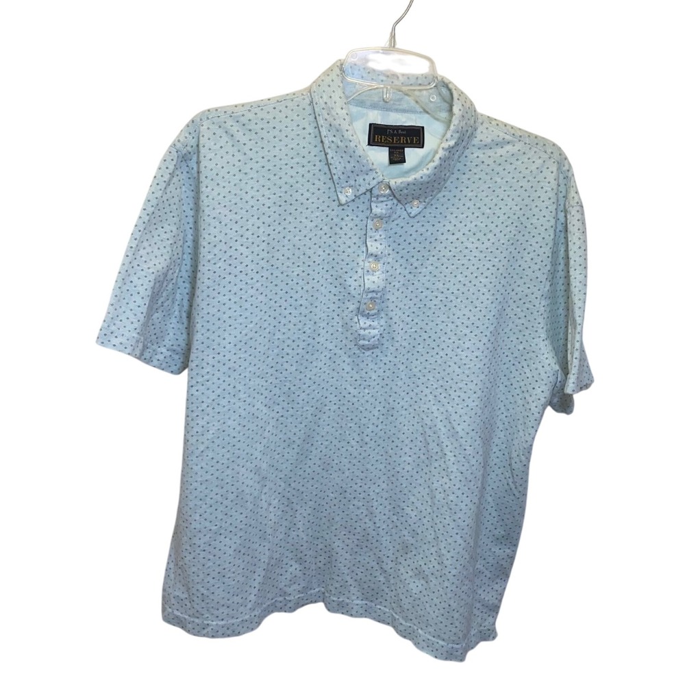 J.S. A. Bank Reserve Tailored Fit Button Down Short Sleeve Shirt XL - Picture 5 of 5